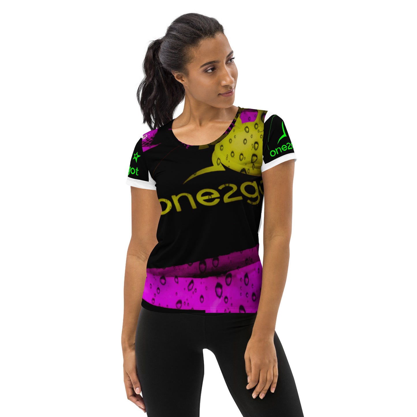 All-Over Print Women's Athletic T-shirt one2got